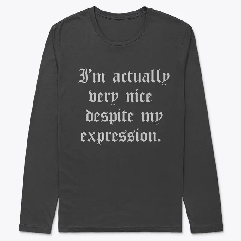 Unisex Long Sleeve-Expression 