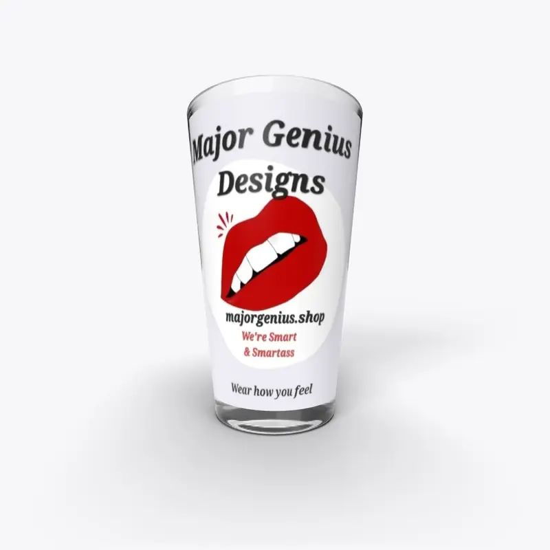 Pint Glass-Major Genius 