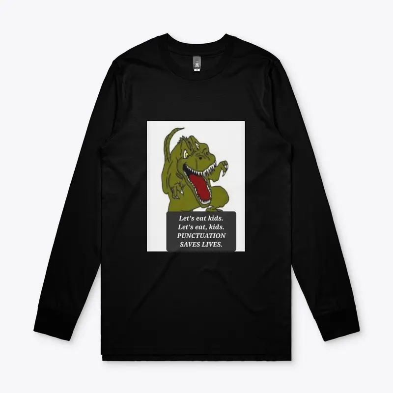 Men's Long Sleeve Dinosaur Tee