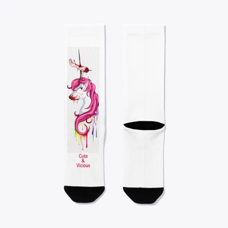 Unisex Socks-Unicorn