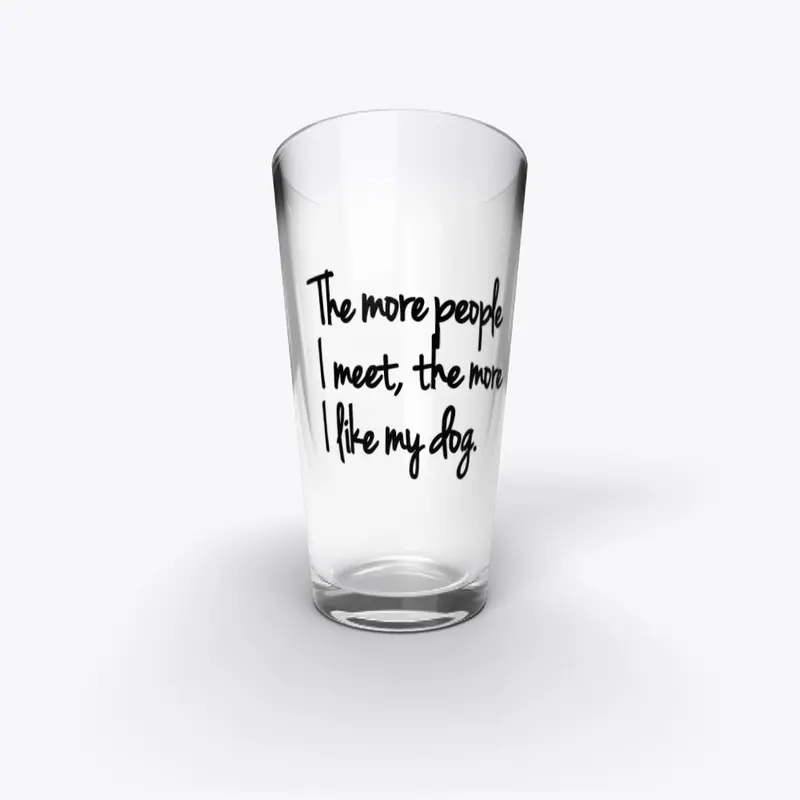 Pint Glass-Dogs 