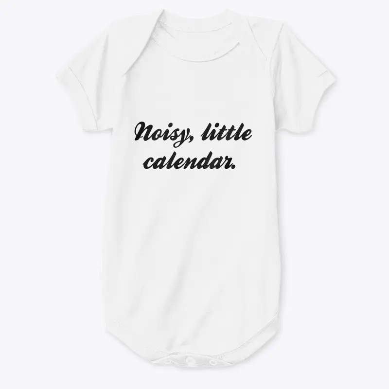 Unisex Onesie-Calendar