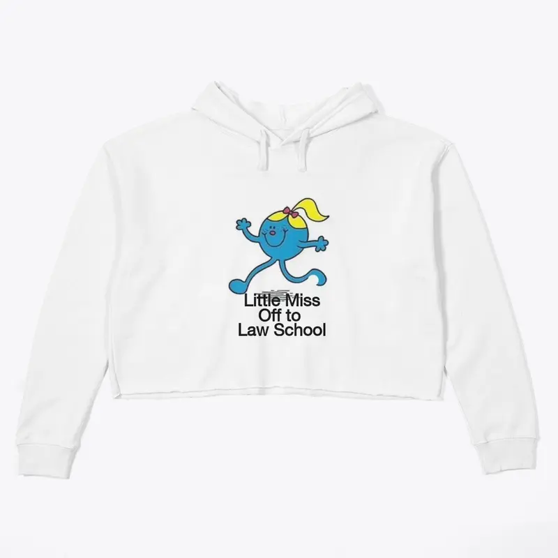 Cropped Hoodie-Law School