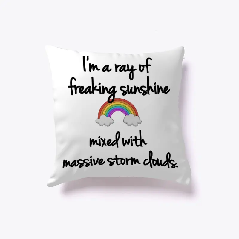 Throw Pillow-Sunshine