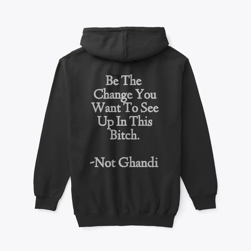 Unisex Zip Hoodie-Not Ghandi